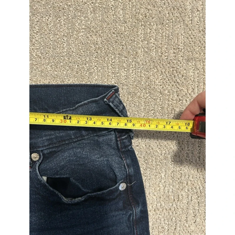 True Religion Ricky Flap Relaxed Straight Denim‎ Blue Jeans Men's Sz 29